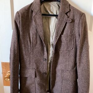 Tweed H&M Blazer w/ Elbow Patches